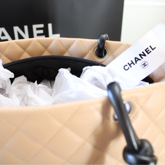 💎NEVER USED💎VINTAGE CHANEL CAMBON TOTE - Picture 2 of 10